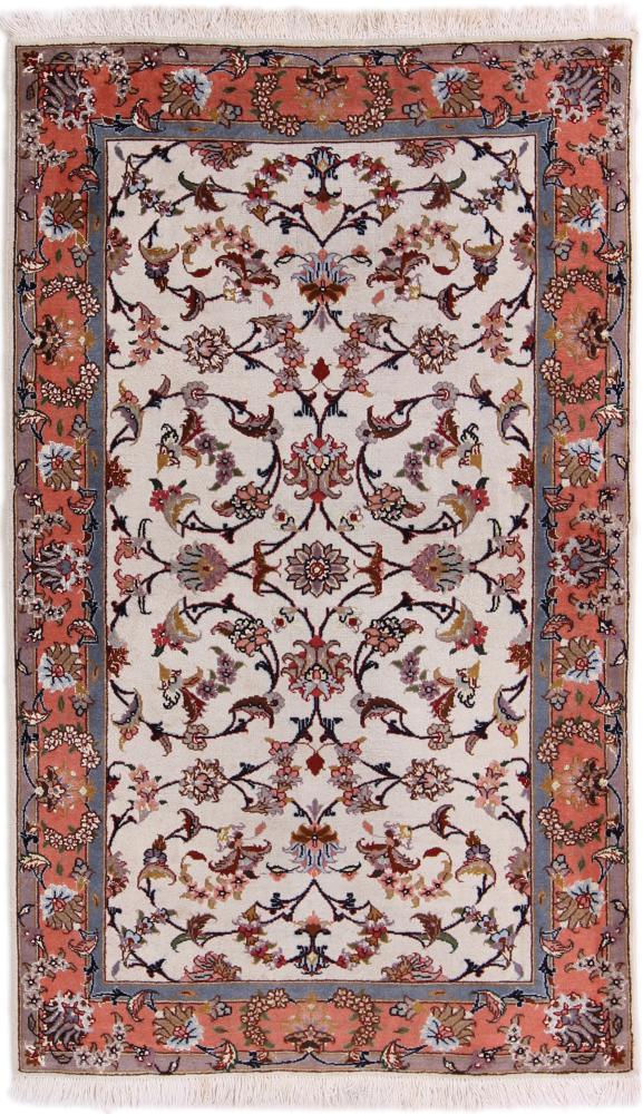 Perzsa szőnyeg Tabriz 50 Raj 4'1"x2'6" 4'1"x2'6", Perzsa szőnyeg Kézzel csomózva