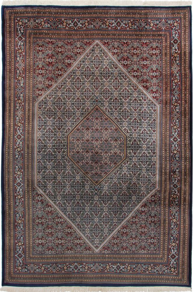 Persian Rug Indo Bidjar 12'0"x8'4" 12'0"x8'4", Persian Rug Knotted by hand