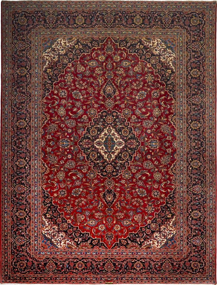 Perzisch tapijt Keshan 394x300 394x300, Perzisch tapijt Handgeknoopte