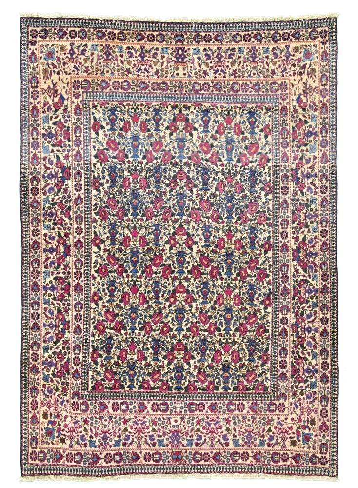 Persian Rug Afshar Antique 7'3"x5'1" 7'3"x5'1", Persian Rug Knotted by hand