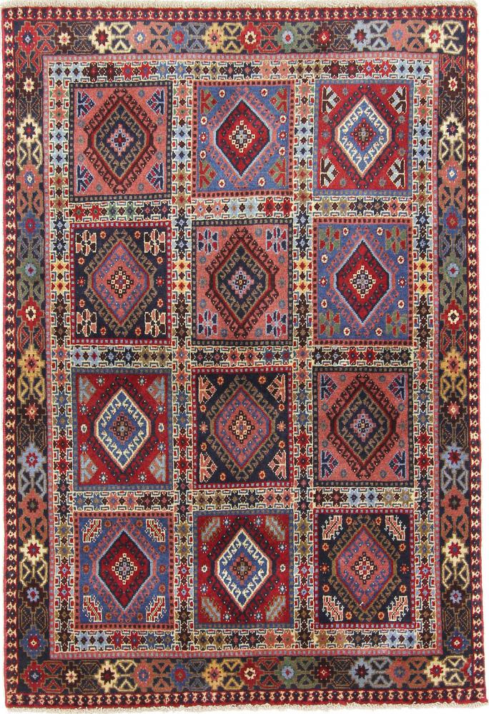 Persialainen matto Yalameh 149x101 149x101, Persialainen matto Solmittu käsin