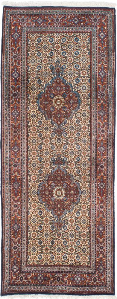 Persian Rug Moud 6'7"x2'6" 6'7"x2'6", Persian Rug Knotted by hand