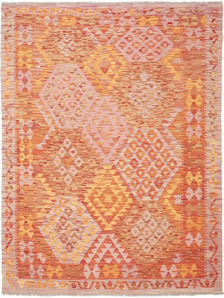 Tapis afghan Kilim Afghan 201x148 201x148, Tapis persan Tissé à la main