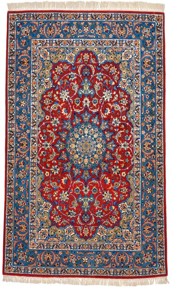 Perserteppich Isfahan Seidenkette 171x101 171x101, Perserteppich Handgeknüpft