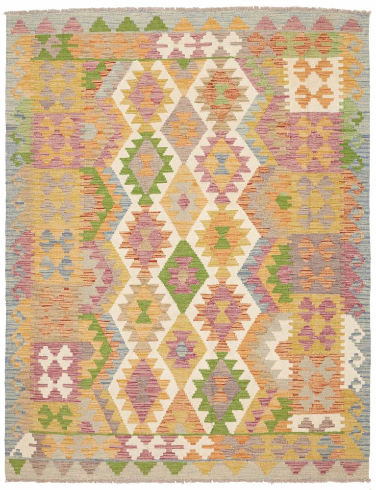 Alfombra afgana Kilim Afghan 6'5"x4'11" 6'5"x4'11", Alfombra persa Tejido a mano