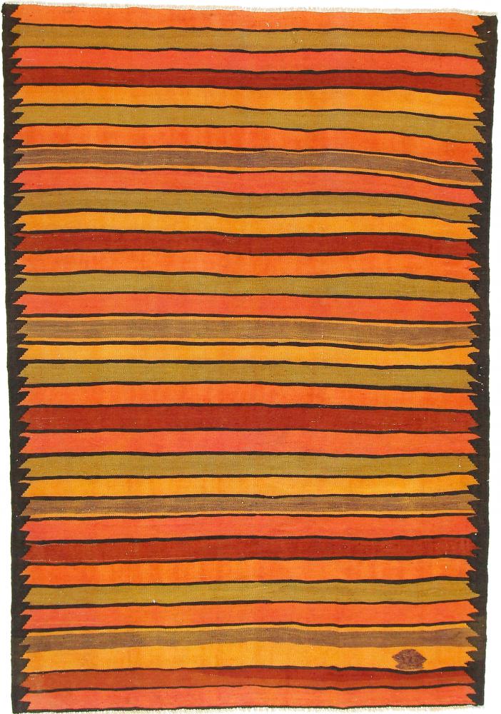  ペルシャ絨毯 キリム Fars Azerbaijan アンティーク 260x178 260x178,  ペルシャ絨毯 手織り