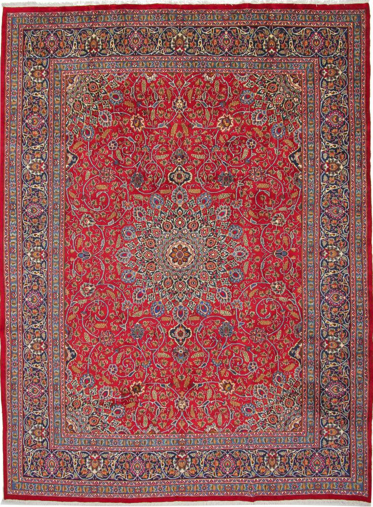 Persian Rug Mashhad 12'8"x9'7" 12'8"x9'7", Persian Rug Knotted by hand
