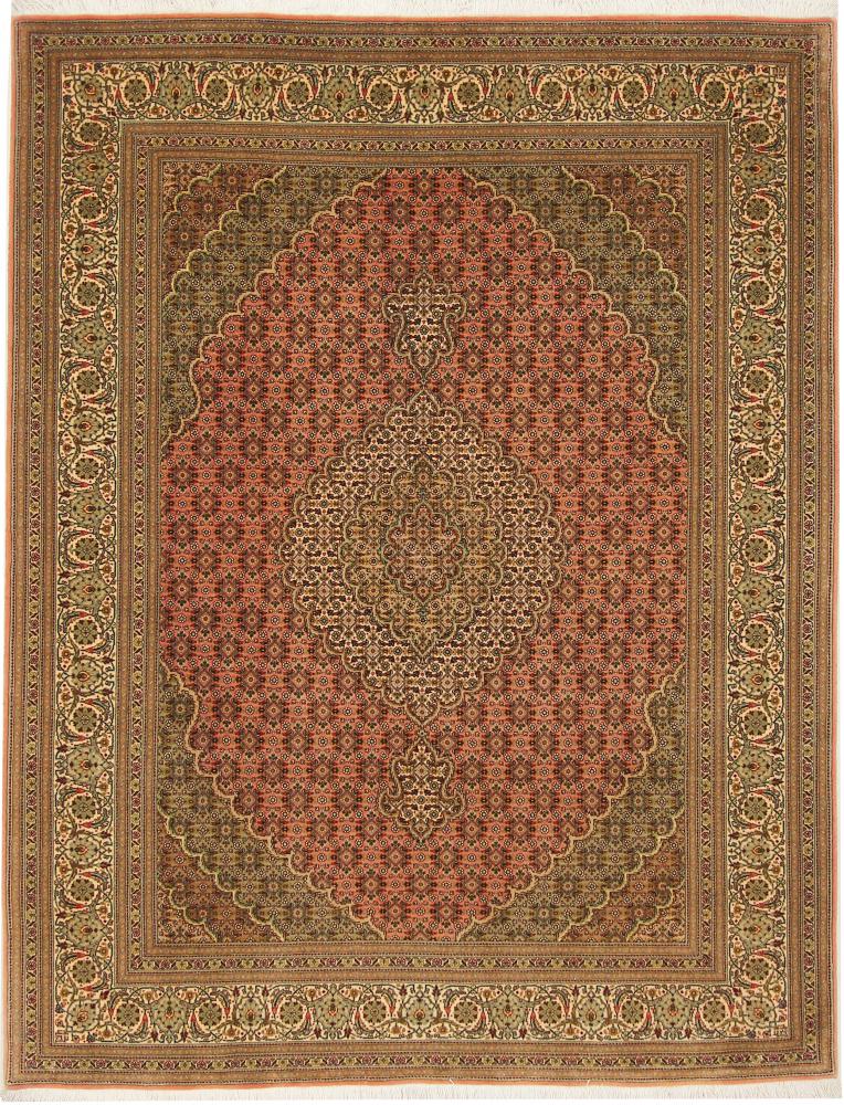Persian Rug Tabriz Mahi 6'6"x5'1" 6'6"x5'1", Persian Rug Knotted by hand