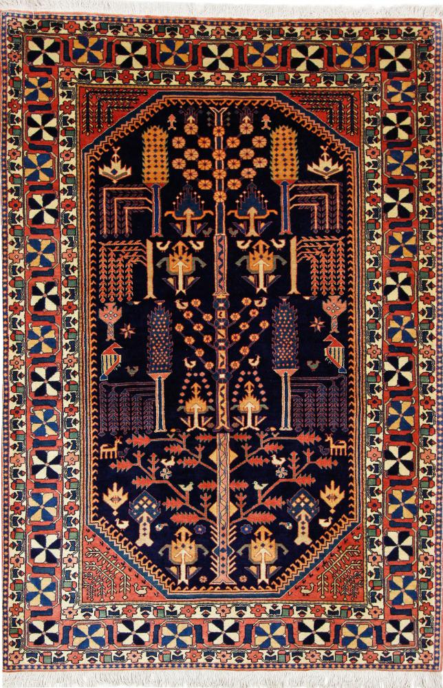 Persisk matta Bakhtiari Baba Heydar 229x155 229x155, Persisk matta Knuten för hand