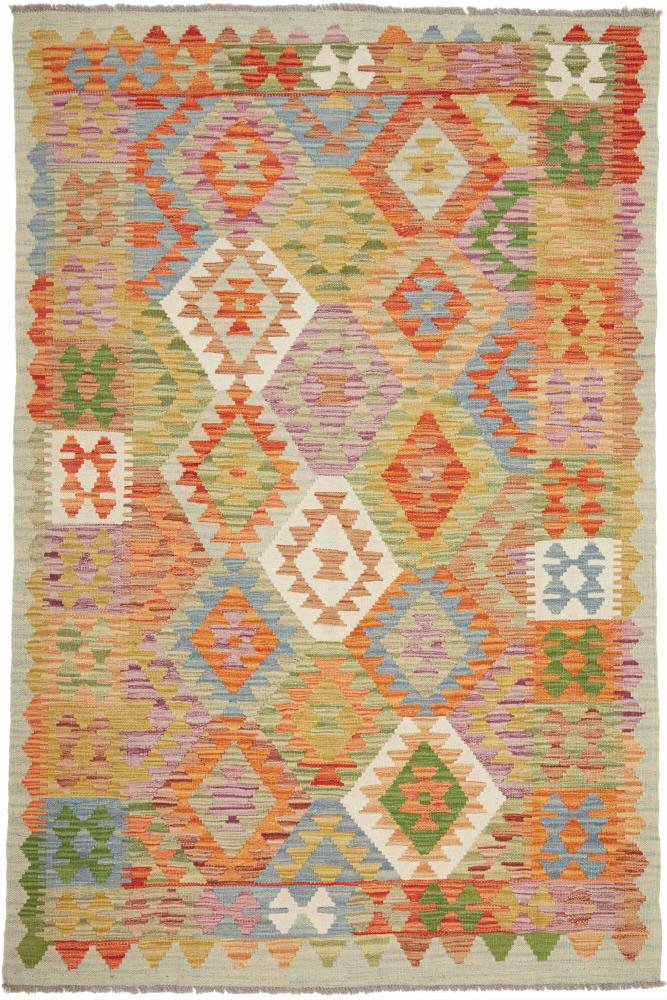 Alfombra afgana Kilim Afghan 187x121 187x121, Alfombra persa Tejido a mano