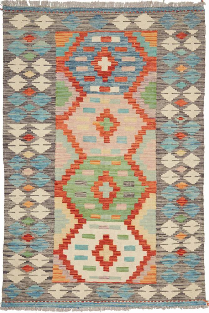 Tapete afegão Kilim Afegão 180x122 180x122, Tapete persa Tecido à mão