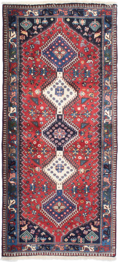 Tapis persan Yalameh 195x86 195x86, Tapis persan Noué à la main