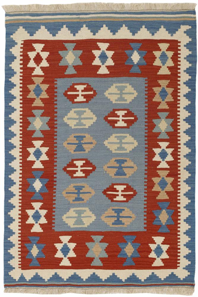 Persian Rug Kilim Fars 4'11"x3'3" 4'11"x3'3", Persian Rug Woven by hand