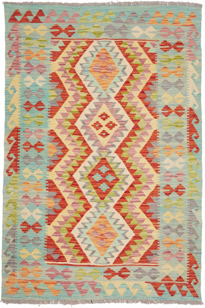 Tapete afegão Kilim Afegão 184x121 184x121, Tapete persa Tecido à mão