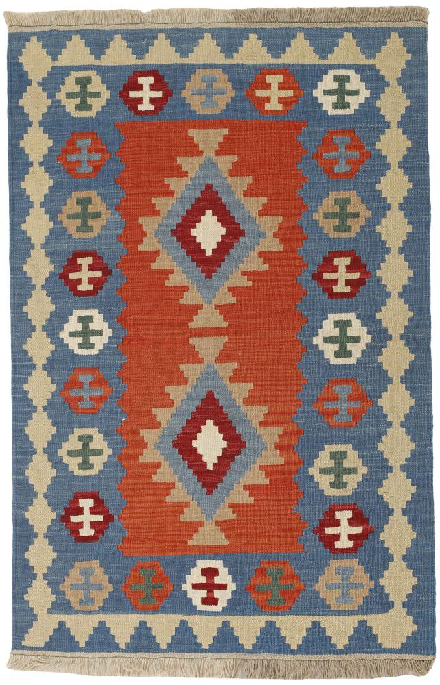 Tapis persan Kilim Fars 156x104 156x104, Tapis persan Tissé à la main