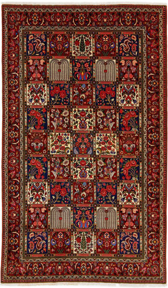 Persian Rug Bakhtiari 7'7"x4'11" 7'7"x4'11", Persian Rug Knotted by hand