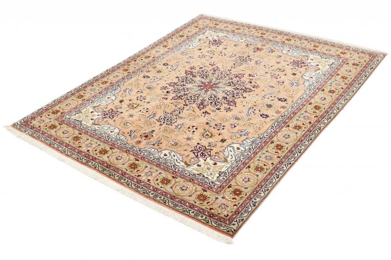 Persian Rug Tabriz 50Raj 199x159 199x159, Persian Rug Knotted by hand