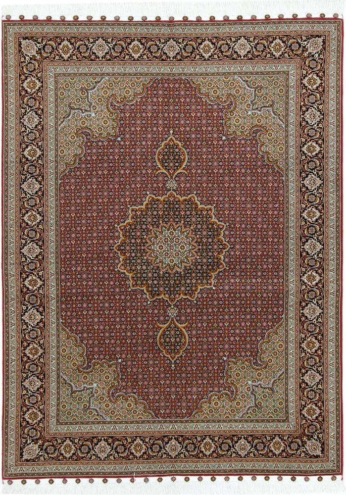 Persian Rug Tabriz 6'10"x5'1" 6'10"x5'1", Persian Rug Knotted by hand
