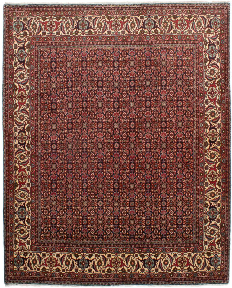 Persian Rug Bidjar Tekab 8'1"x6'6" 8'1"x6'6", Persian Rug Knotted by hand