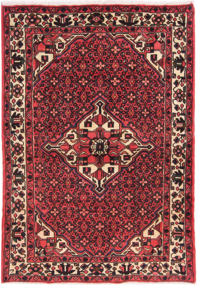 Persian Rug Hamadan Hosseinabad 201x141 201x141, Persian Rug Knotted by hand