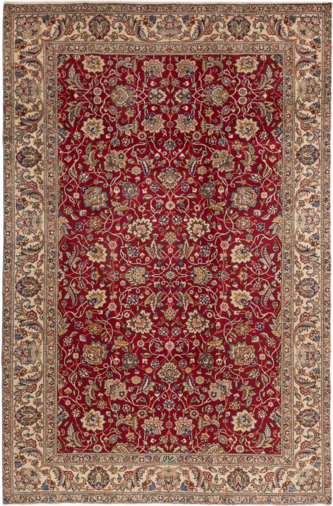 Tapis persan Tabriz 286x191 286x191, Tapis persan Noué à la main