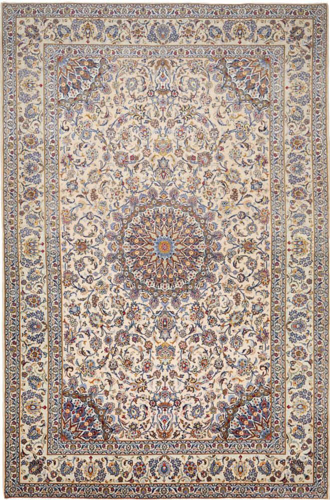 Persian Rug Keshan 10'6"x6'11" 10'6"x6'11", Persian Rug Knotted by hand