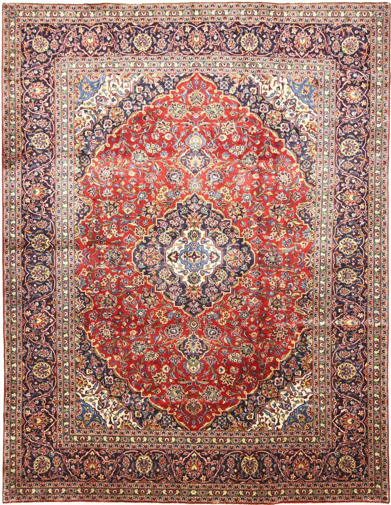 Persian Rug Keshan 389x303 389x303, Persian Rug Knotted by hand