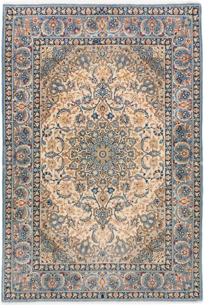 Perserteppich Isfahan Seidenkette 160x110 160x110, Perserteppich Handgeknüpft