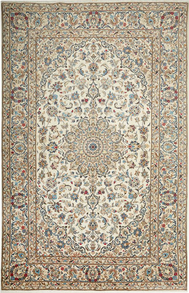 Persian Rug Keshan 9'10"x6'4" 9'10"x6'4", Persian Rug Knotted by hand