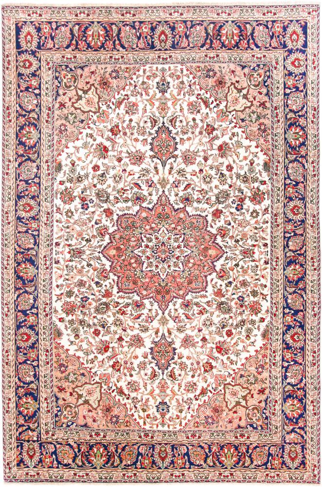 Persian Rug Tabriz 9'10"x6'6" 9'10"x6'6", Persian Rug Knotted by hand