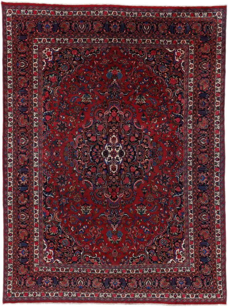 Persian Rug Mashhad 13'0"x9'9" 13'0"x9'9", Persian Rug Knotted by hand