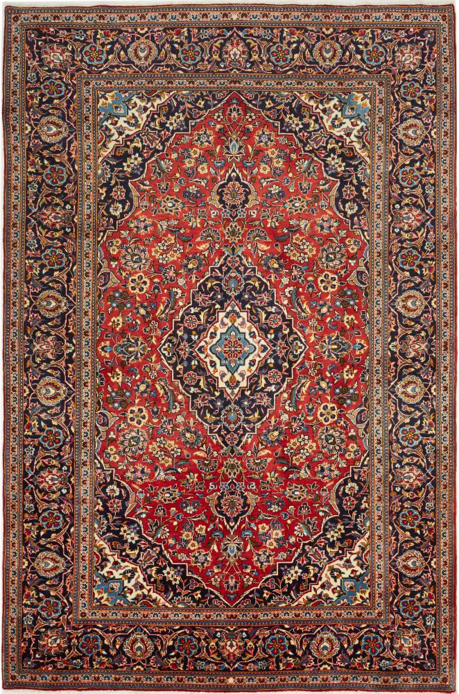 Persian Rug Keshan 10'0"x6'7" 10'0"x6'7", Persian Rug Knotted by hand