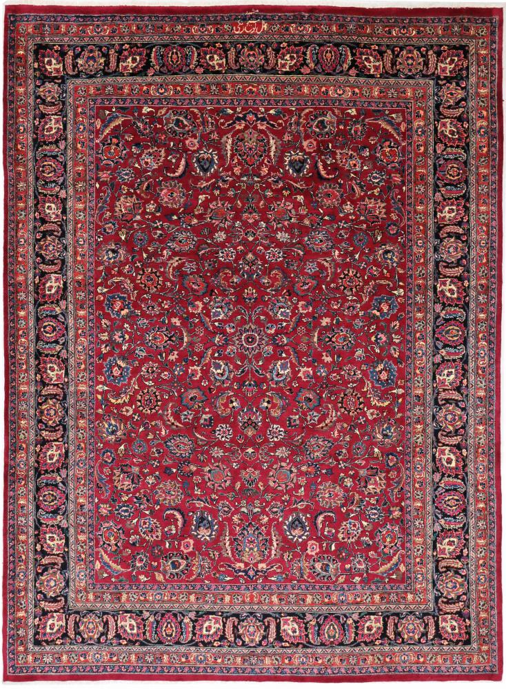 Persian Rug Mashad 11'0"x8'0" 11'0"x8'0", Persian Rug Knotted by hand