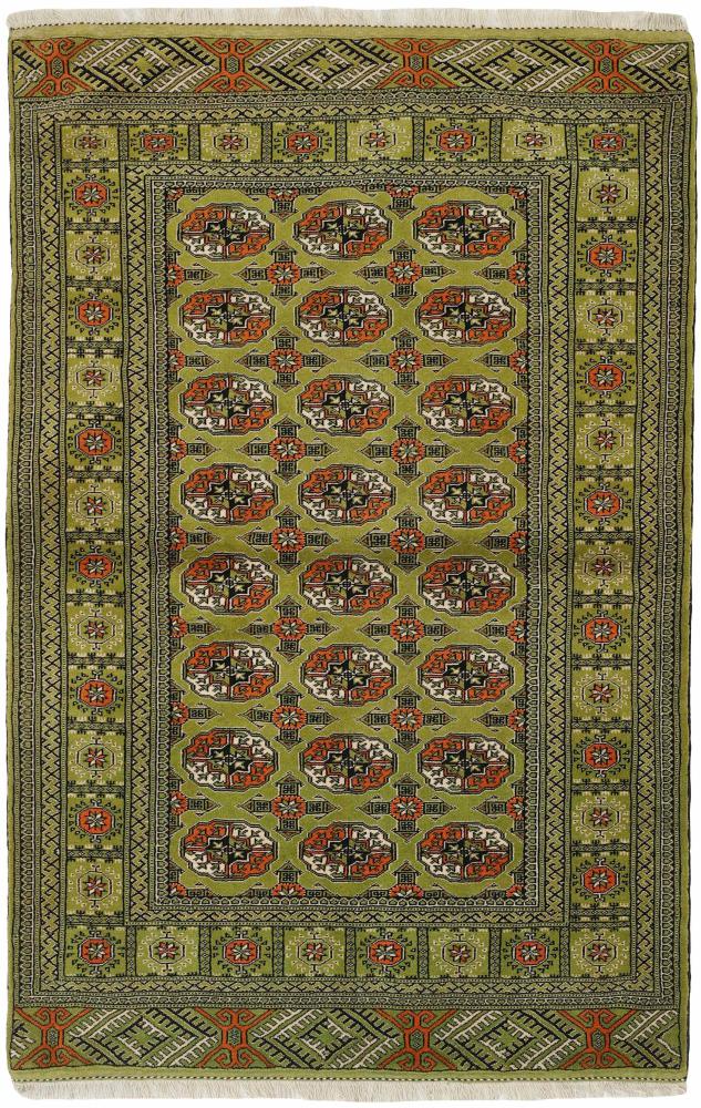 Persisk matta Turkaman 6'7"x4'5" 6'7"x4'5", Persisk matta Knuten för hand
