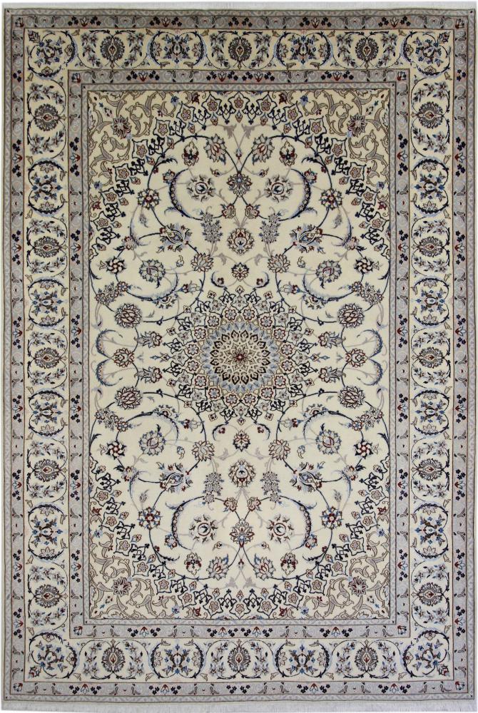 Persian Rug Nain 9La 10'0"x6'10" 10'0"x6'10", Persian Rug Knotted by hand