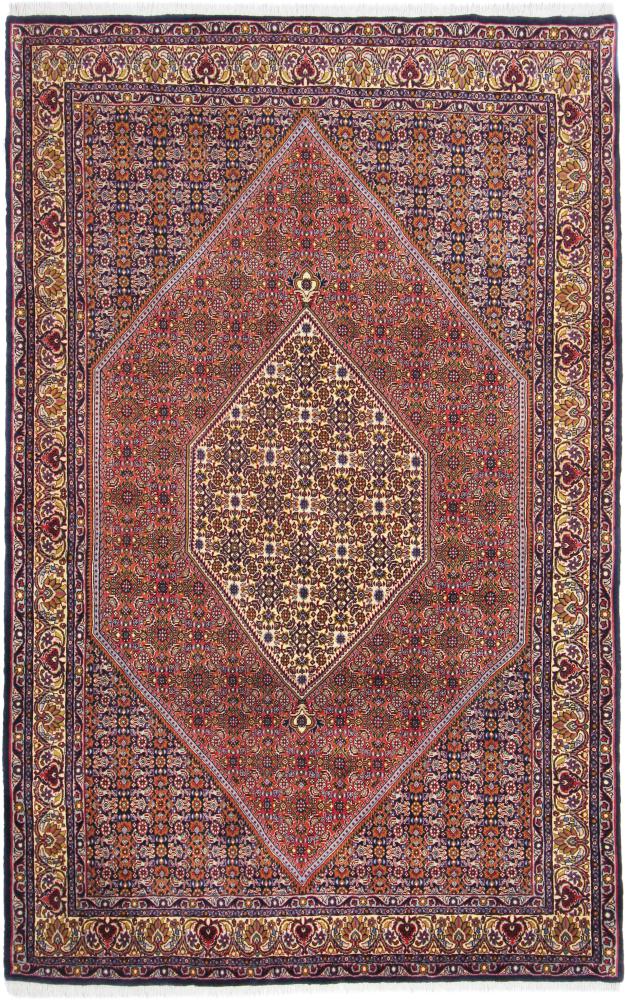 Tapis persan Bidjar Tekab 8'0"x4'11" 8'0"x4'11", Tapis persan Noué à la main