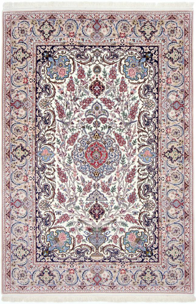 Persian Rug Isfahan Silk Warp 219x152 219x152, Persian Rug Knotted by hand