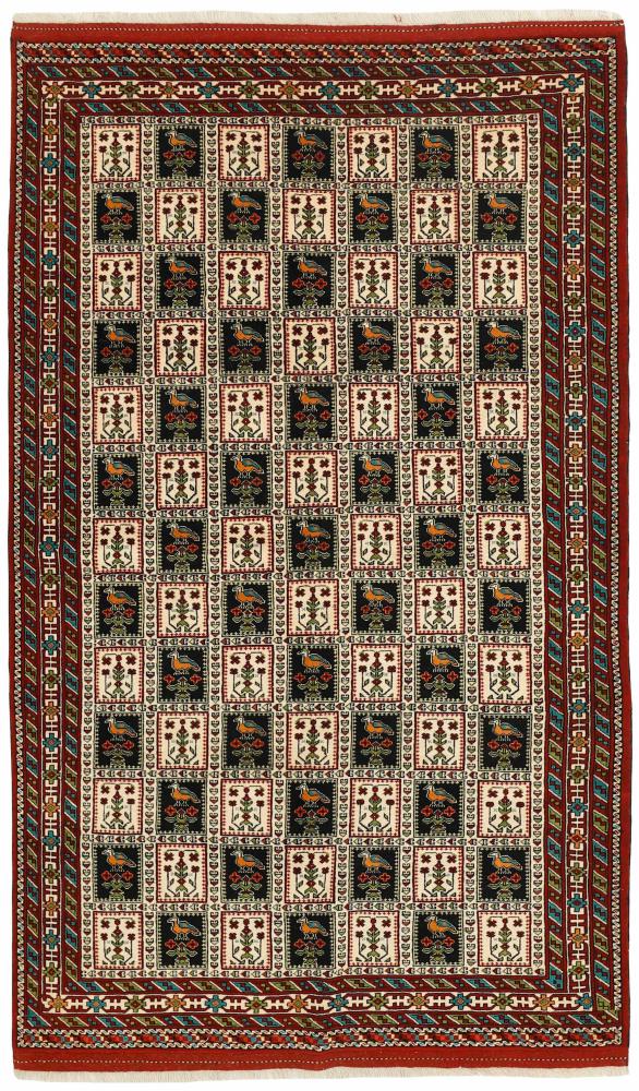 Persisk matta Turkaman 252x154 252x154, Persisk matta Knuten för hand