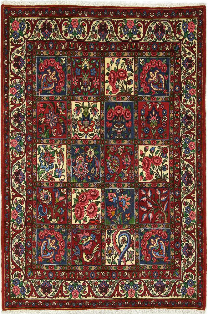 Persian Rug Bakhtiari 195x134 195x134, Persian Rug Knotted by hand