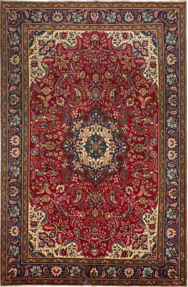 Persian Rug Tabriz 302x199 302x199, Persian Rug Knotted by hand