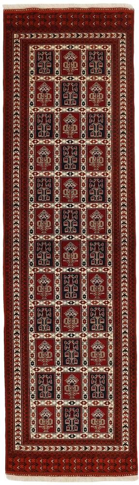 Perzisch tapijt Turkaman 301x87 301x87, Perzisch tapijt Handgeknoopte