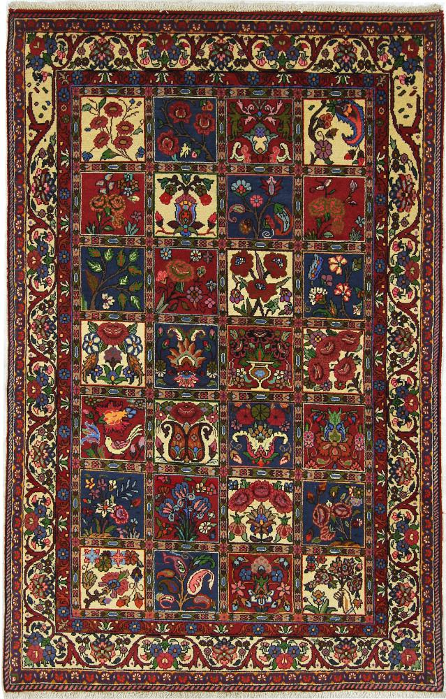  ペルシャ絨毯 バクティアリ 201x129 201x129,  ペルシャ絨毯 手織り