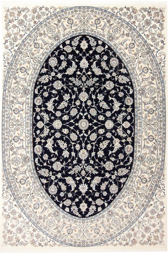 Tapis persan Naïn 9La Signé 295x201 295x201, Tapis persan Noué à la main