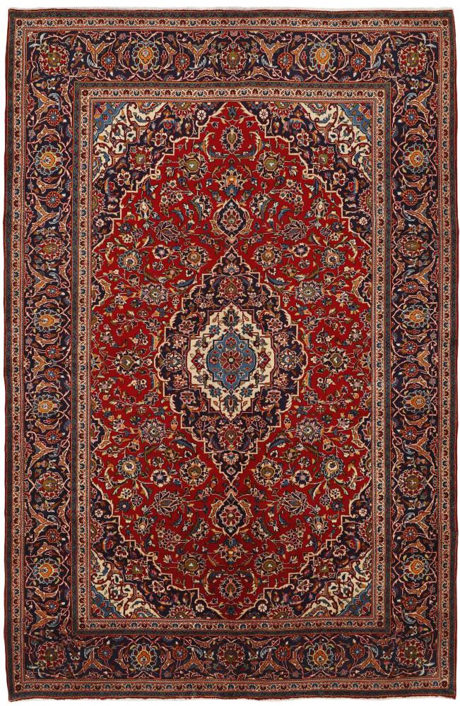 Persian Rug Keshan 10'3"x6'6" 10'3"x6'6", Persian Rug Knotted by hand