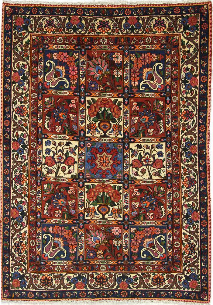 Persisk matta Bakhtiari 192x136 192x136, Persisk matta Knuten för hand