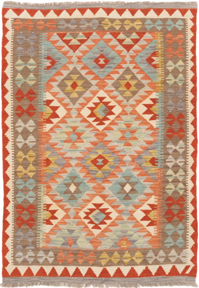 Tapete afegão Kilim Afegão 146x104 146x104, Tapete persa Tecido à mão