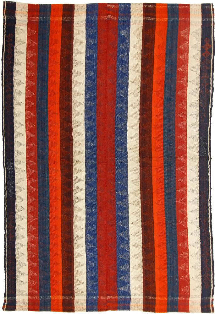 Perzisch tapijt Kilim Fars Antiek 224x153 224x153, Perzisch tapijt Handgeweven