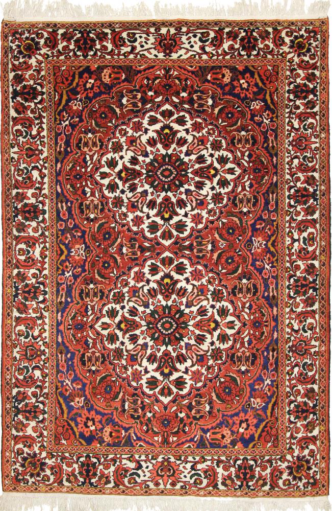 Persian Rug Bakhtiari Antique 10'6"x7'2" 10'6"x7'2", Persian Rug Knotted by hand
