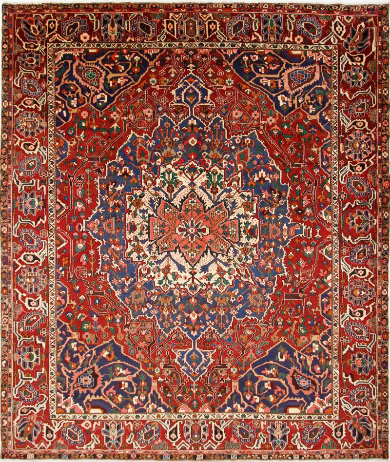 Persian Rug Bakhtiari 381x319 381x319, Persian Rug Knotted by hand