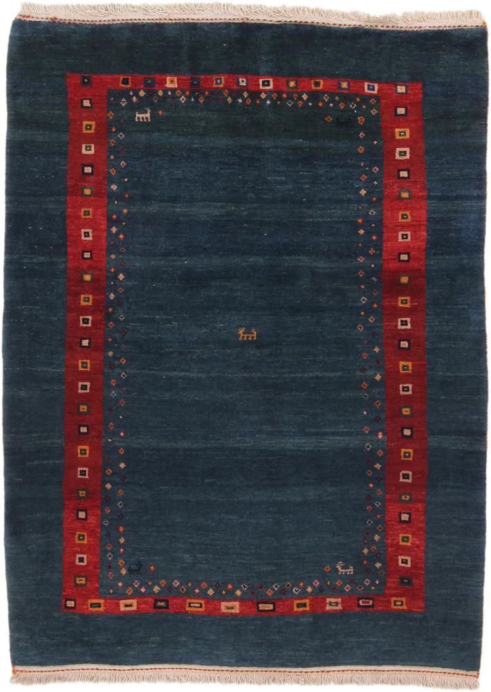 Persian Rug Persian Gabbeh Loribaft 5'5"x4'0" 5'5"x4'0", Persian Rug Knotted by hand